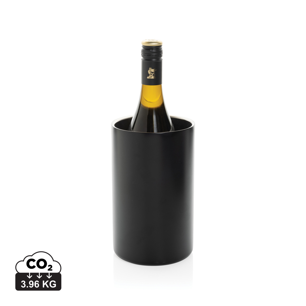 Coș pentru vin din oțel inoxidabil reciclat certificat Vino personalizat cu logo