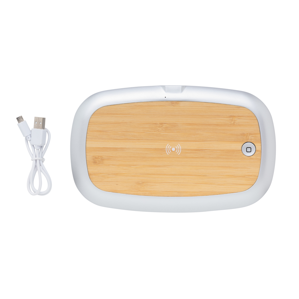 Cutie sterilizare Rena UV-C cu încărcare wireless 5W personalizat cu logo