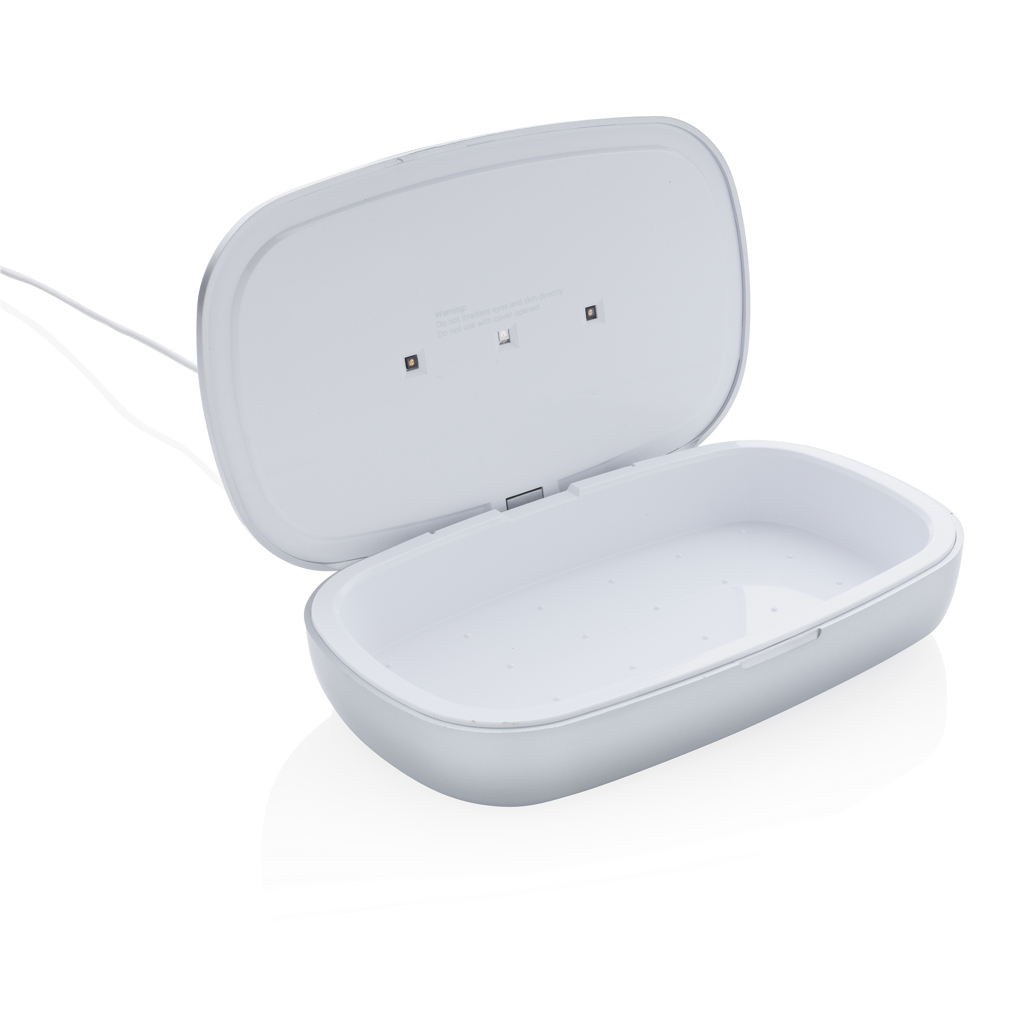 Cutie sterilizare Rena UV-C cu încărcare wireless 5W personalizat cu logo