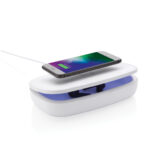 Cutie sterilizare UV-C cu încărcare wireless 5W personalizat cu logo