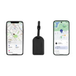 Etichetă bagaj Globefind Dual cu localizare globală RCS personalizat cu logo