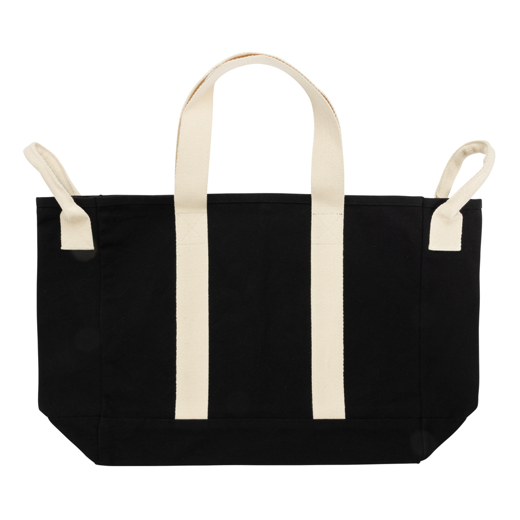 Geantă de plajă BEAU AWARE™ 400gsm din pânză reciclată with personalizat cu logo