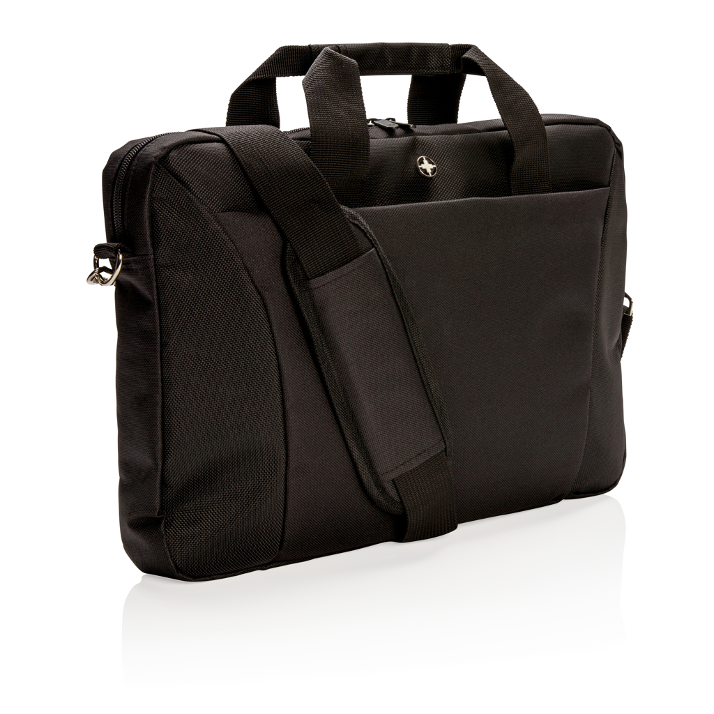 Geantă pentru laptop de 15.4” Swiss Peak personalizat cu logo