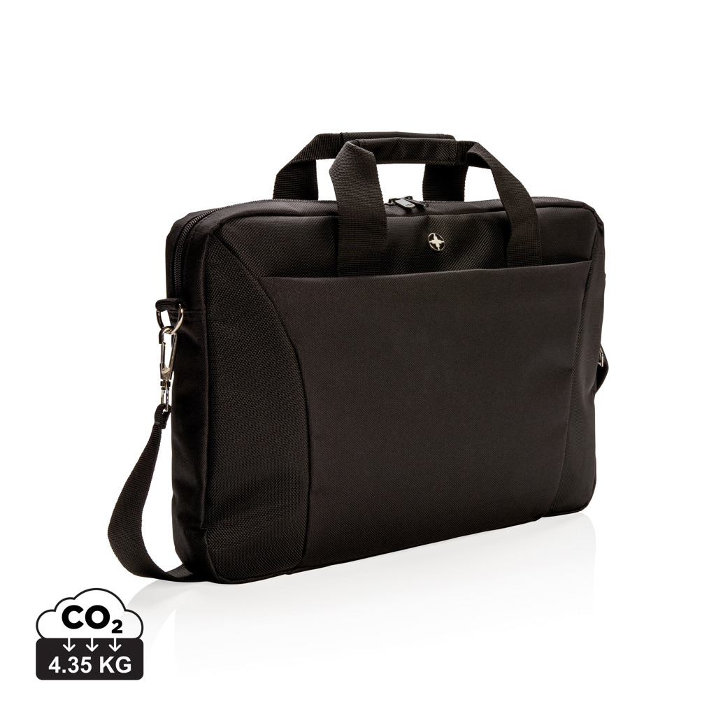 Geantă pentru laptop de 15.4” Swiss Peak personalizat cu logo