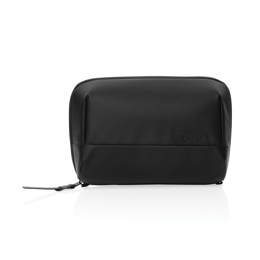 Geantă pliabilă pentru cosmetice Swiss Peak OSLO RCS personalizat cu logo