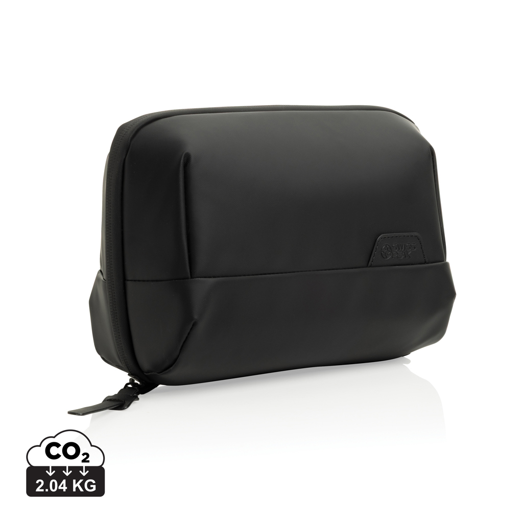 Geantă pliabilă pentru cosmetice Swiss Peak OSLO RCS personalizat cu logo