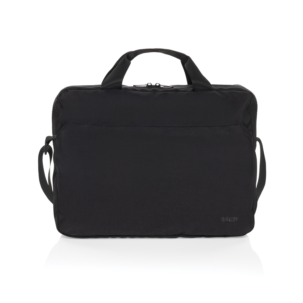 Geantă Swiss Peak Aware™ RPET Essential pentru laptop de 15 personalizat cu logo