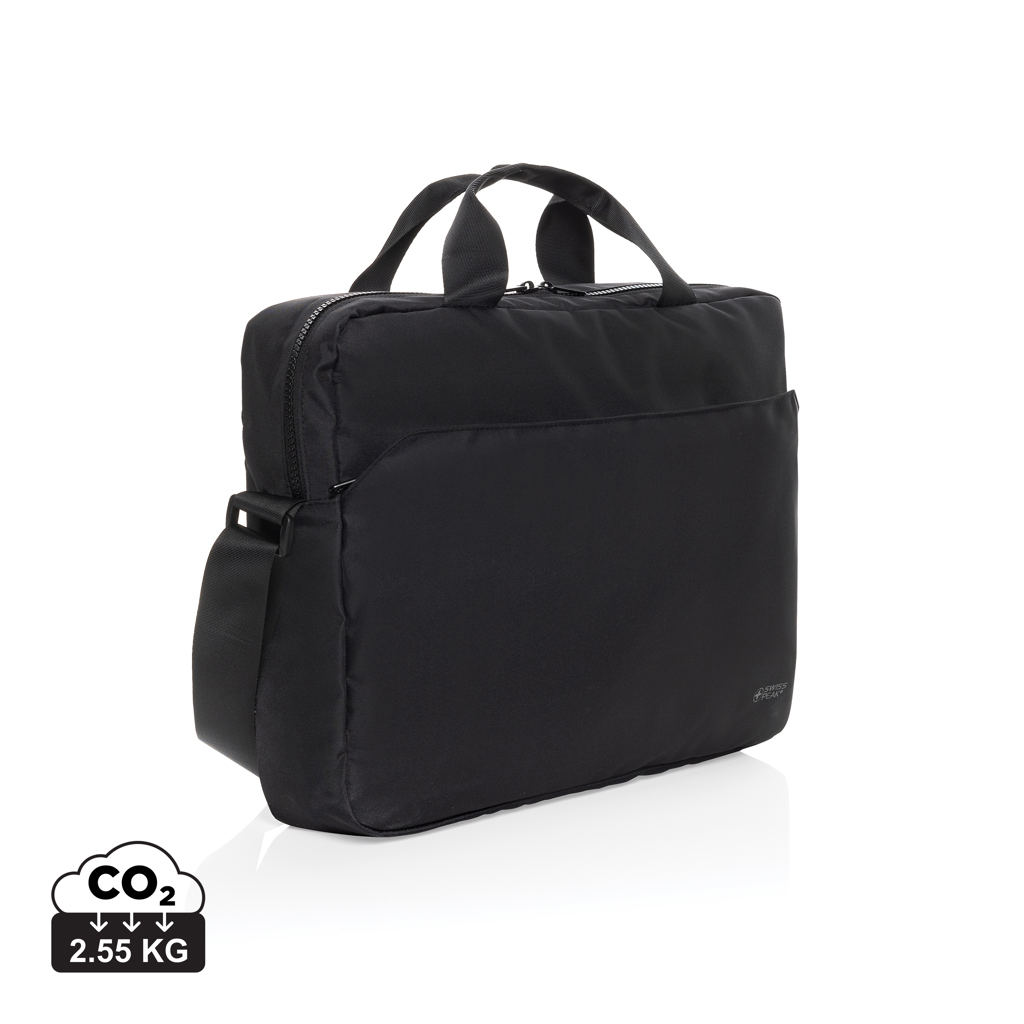 Geantă Swiss Peak Aware™ RPET Essential pentru laptop de 15 personalizat cu logo