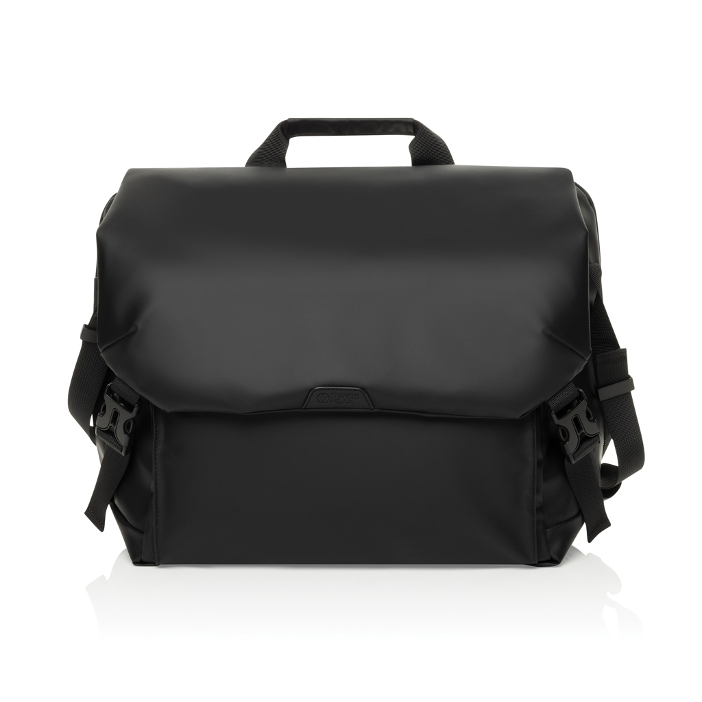 Geantă Swiss Peak OSLO RCS Messenger personalizat cu logo