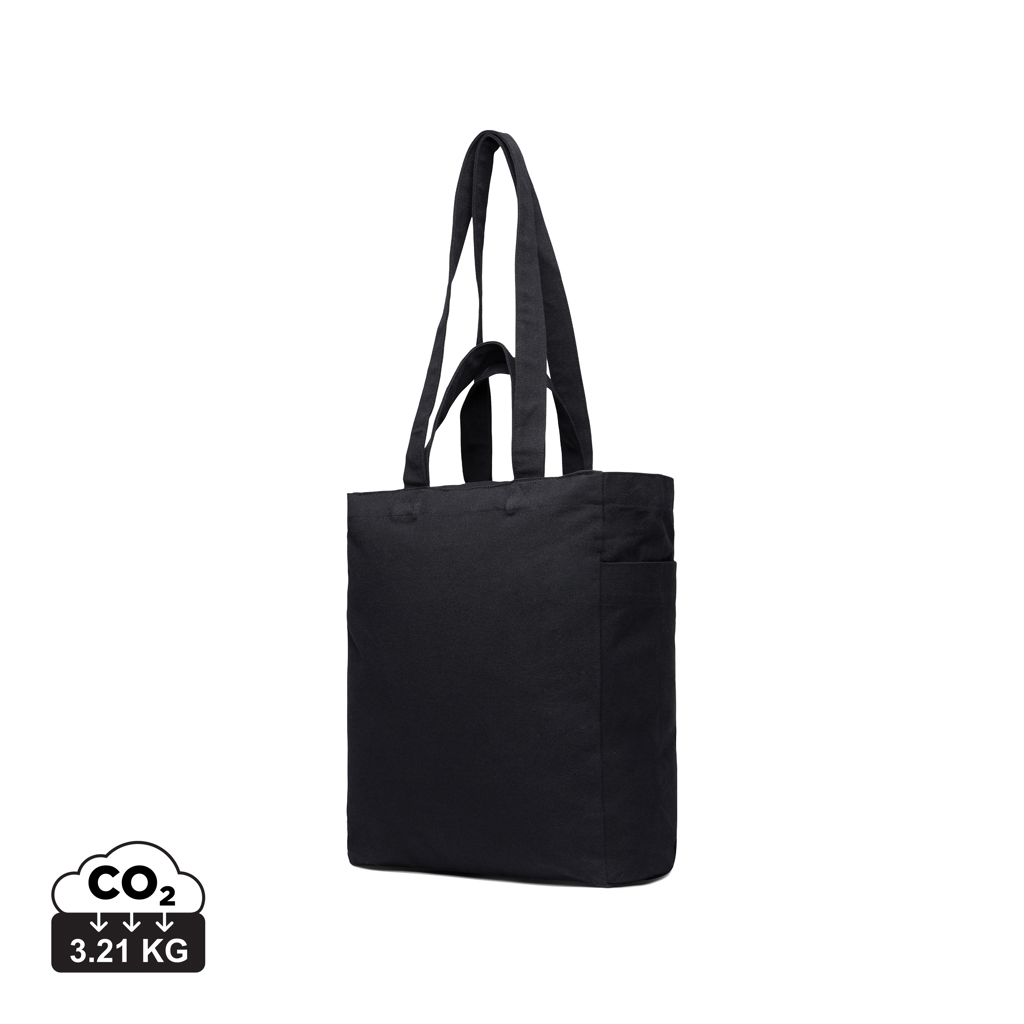 Geantă tote VINGA Hilo din pânză reciclată AWARE™ personalizat cu logo