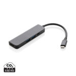 Hub Terra din aluminiu reciclat RCS cu port HDMI
