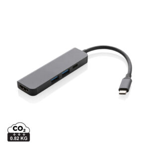 Terra RCS recycled aluminium hub with HDMI input