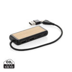 Hub USB cu intrări duale din RCS și bambus