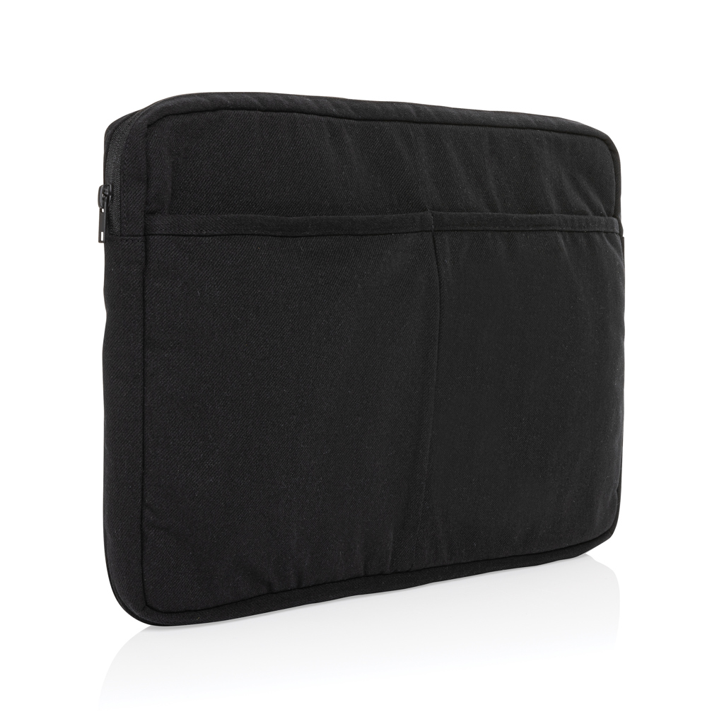 "Husă laptop 15.6"" Laluka AWARE™ din bumbac reciclat" personalizat cu logo