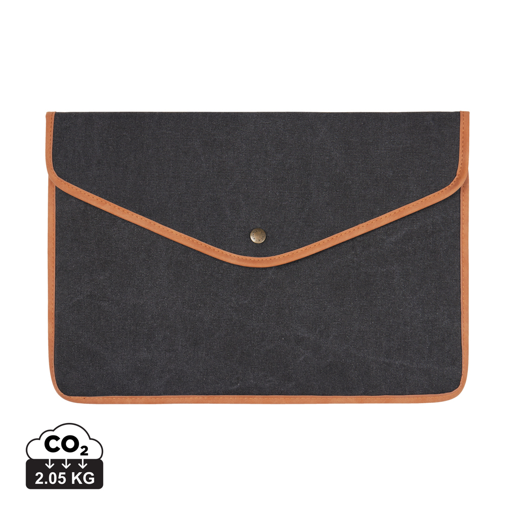"Husă pentru laptop VINGA Bosler GRS din pânză reciclată, 16 personalizat cu logo