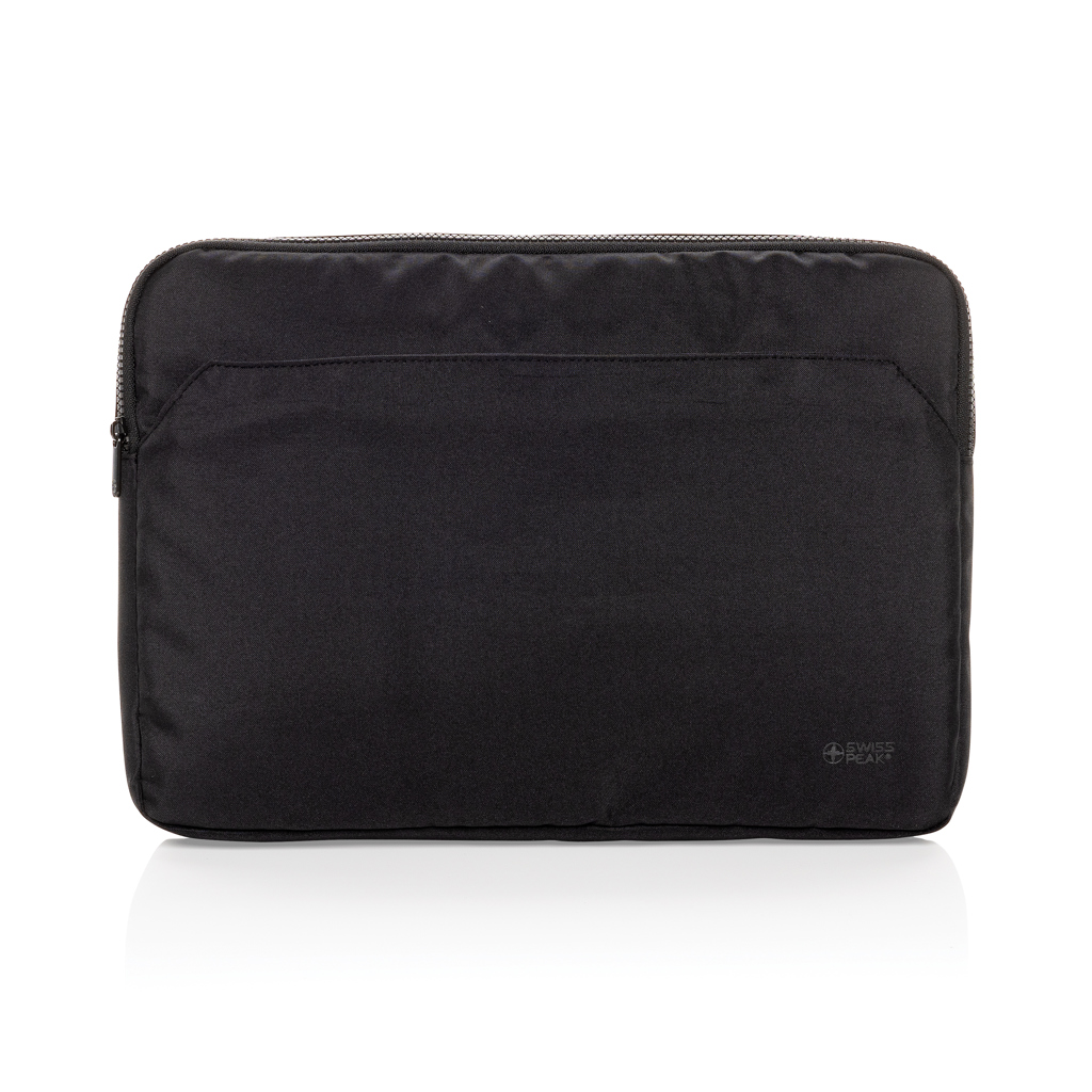 Husă Swiss Peak Aware™ RPET Essential pentru laptop de 15.6 personalizat cu logo