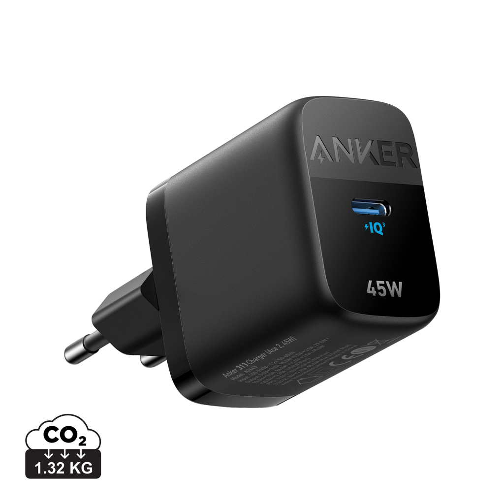 Încărcător Anker ACE EU 45W personalizat cu logo