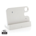 Încărcător dual 15W Joltz, rplastic cu slot pentru iWatch
