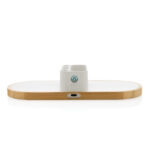 Încărcător dual wireless Ontario 10W din rplastic RCS personalizat cu logo