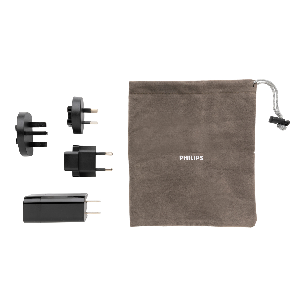 Încărcător pentru călătorii Philips PD ultra rapid personalizat cu logo