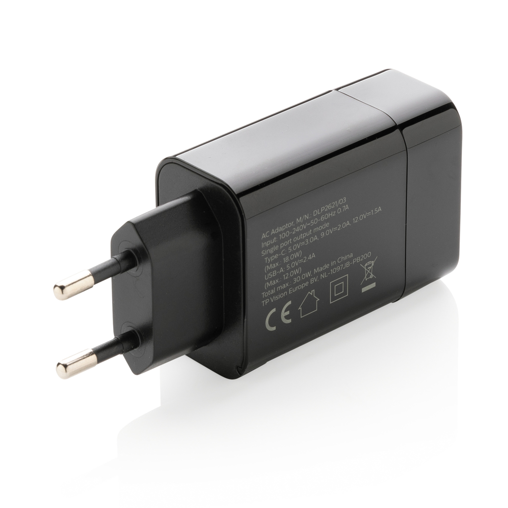 Încărcător pentru priză Philips PD ultra rapid personalizat cu logo