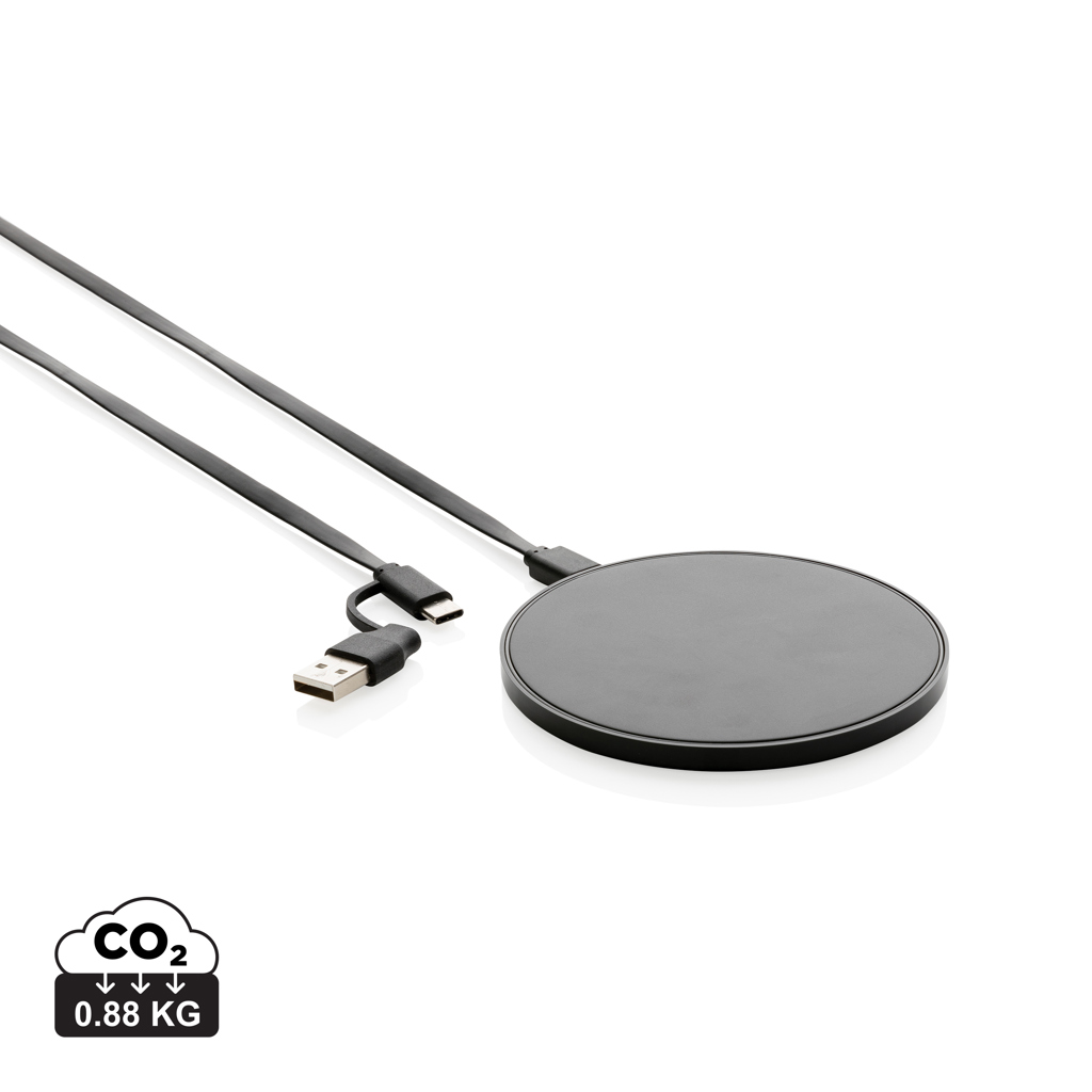 Încărcător wireless 10W din plastic reciclat RCS