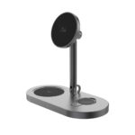 Încărcător wireless magnetic de birou Quantum 25W ultra-fast personalizat cu logo