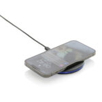 Încărcător wireless Terra 10W plastic reciclat RCS personalizat cu logo