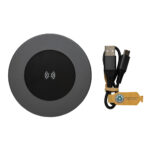 Încărcător wireless Terra 10W plastic reciclat RCS personalizat cu logo