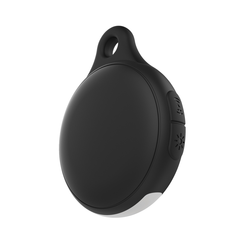 Item finder dual Urban Vitamin Aptos reîncărcabil, cu lumină personalizat cu logo