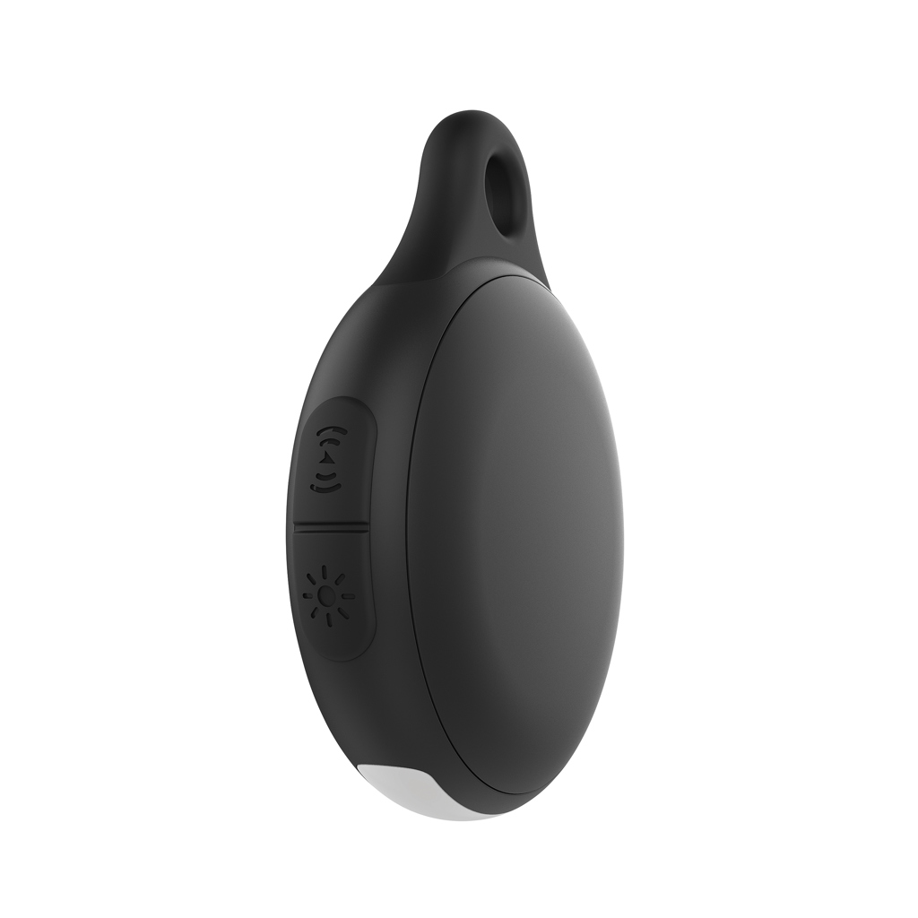 Item finder dual Urban Vitamin Aptos reîncărcabil, cu lumină personalizat cu logo