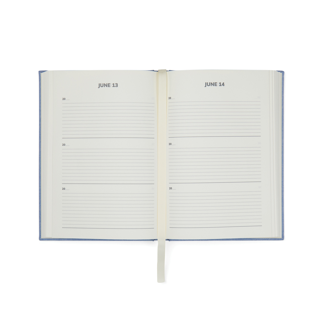Jurnal VINGA One memory a day, din hârtie reciclată GRS personalizat cu logo