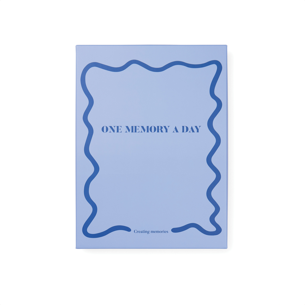 Jurnal VINGA One memory a day, din hârtie reciclată GRS personalizat cu logo
