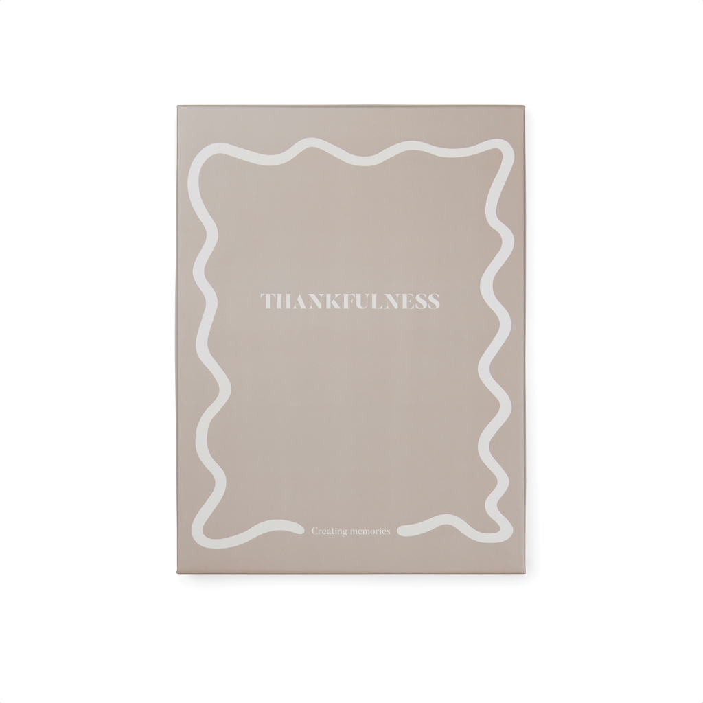 jurnal VINGA Thankfulness din hârtie reciclată GRS personalizat cu logo