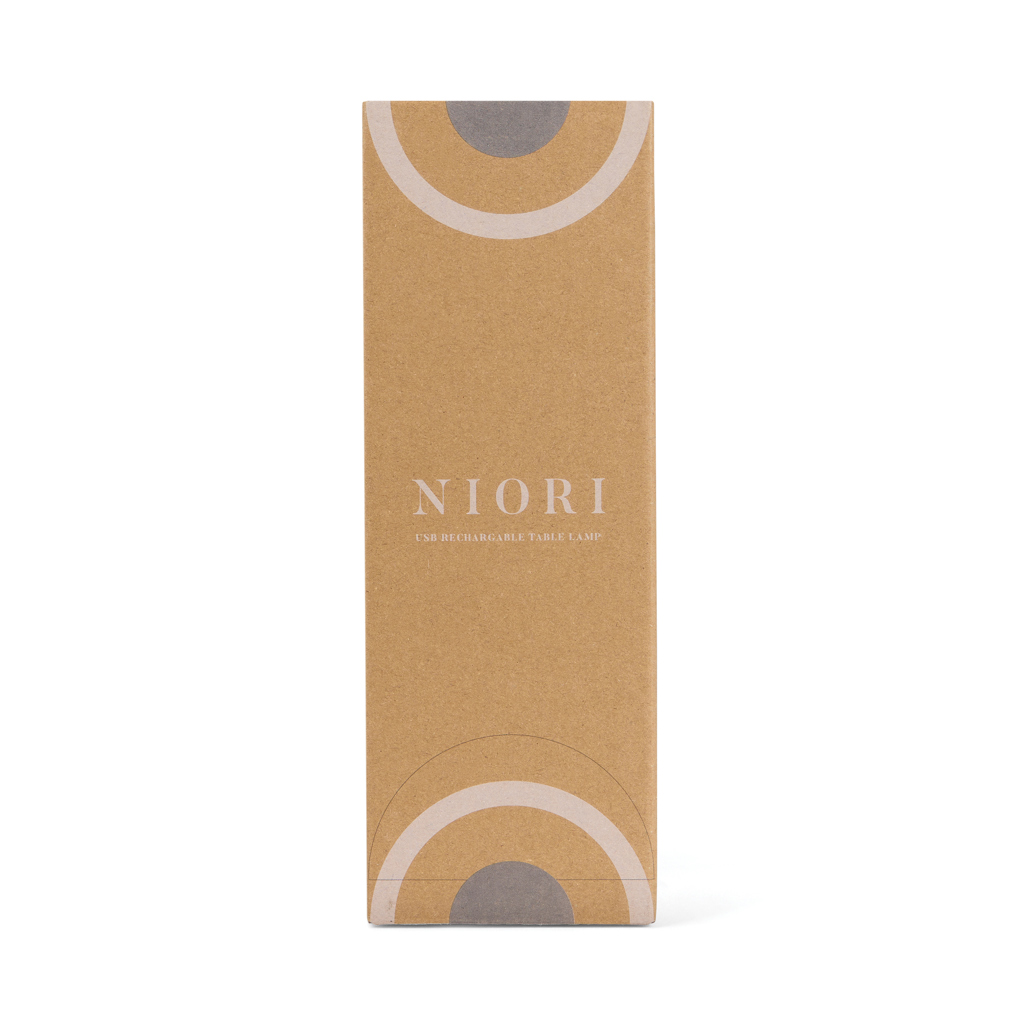 Lampa de birou Niori VINGA RCS personalizat cu logo