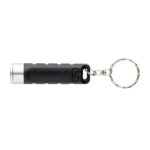 Lanternă cu breloc Globix reîncărcabilă USB din plastic reci personalizat cu logo