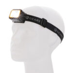 Lanternă frontală Gear X, reîncărcabilă, plastic reciclat personalizat cu logo