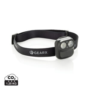 Gear X RCS rPlastic head torch with motion sensor