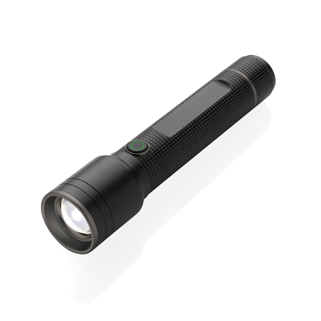 Lanternă reîncărcabilă Gear X cu mufă USB personalizat cu logo