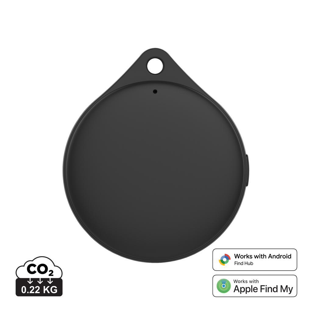 Localizator Dual Findpop plastic reciclat RCS IPX5 personalizat cu logo