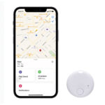 Localizator FindMate din plastic reciclat RCS personalizat cu logo