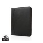 Mapă A4 premium tech cu fermoar din PU reciclat RCS