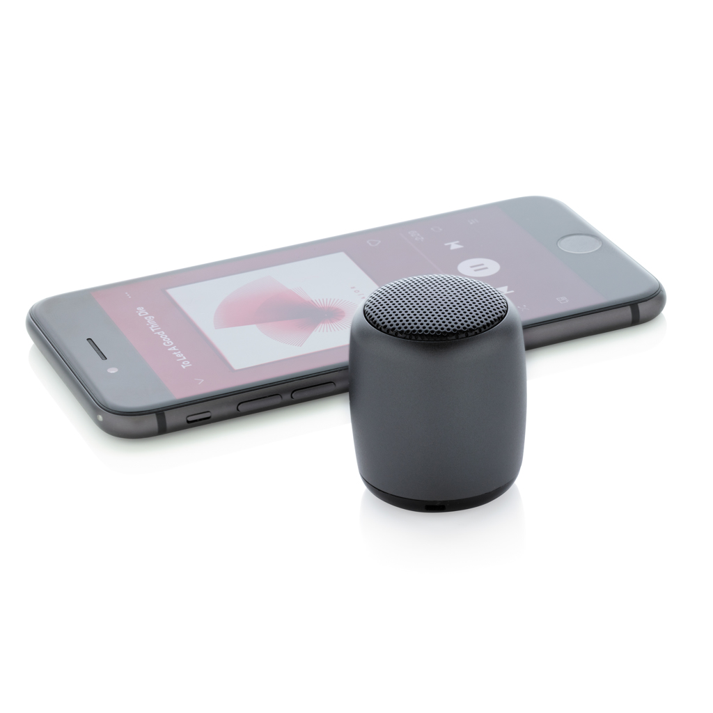 Mini-Boxă wireless din aluminiu personalizat cu logo