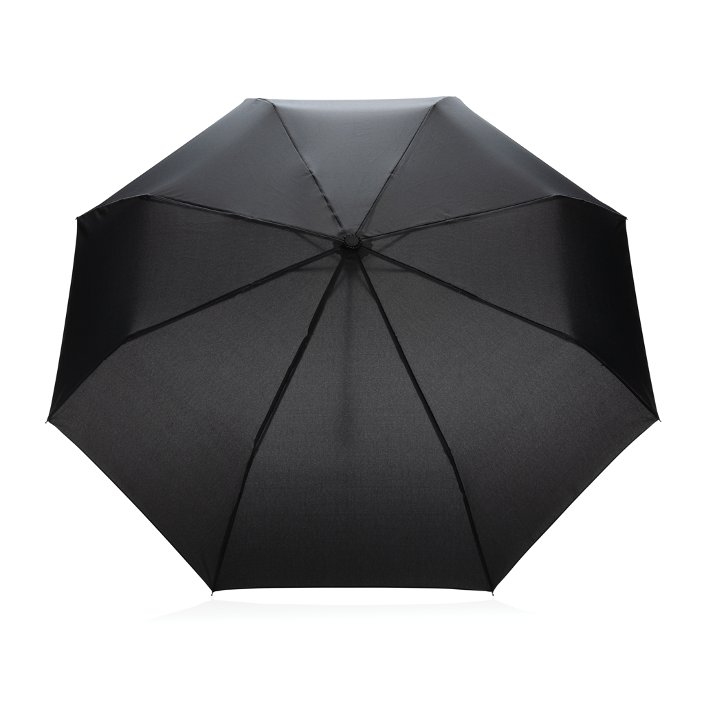 Mini-umbrelă 20.5" Impact AWARE™ RPET bambus personalizat cu logo