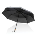 Mini-umbrelă 20.5" Impact AWARE™ RPET bambus personalizat cu logo