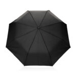 Mini umbrelă 21" Kaycey AWARE™ RPET cu lemn acacia personalizat cu logo