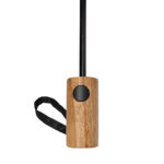 Mini umbrelă 21" Kaycey AWARE™ RPET cu lemn acacia personalizat cu logo
