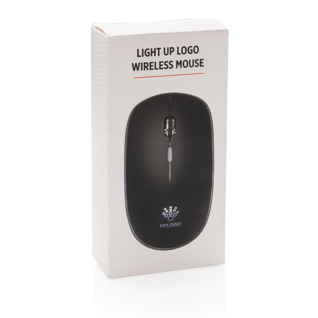 Mouse wireless Light up logo personalizat cu logo