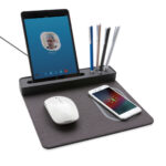 Mousepad Air 5W cu incarcare wireless si USB personalizat cu logo