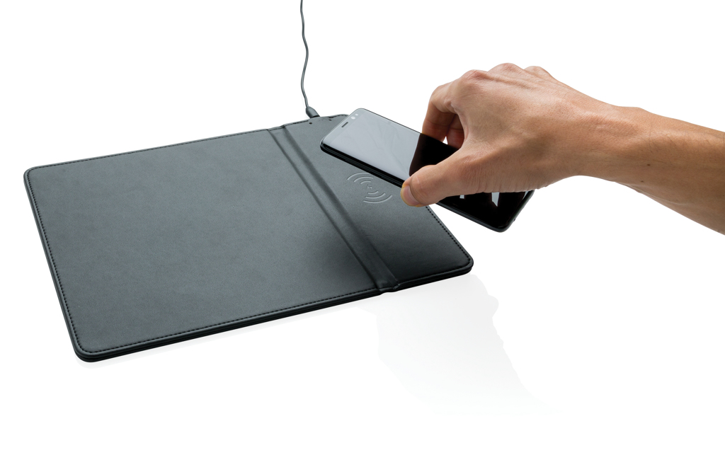 Mousepad cu încărcare wireless 5W personalizat cu logo